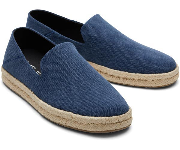 M&#39;s Santiago Recycled Cotton Canvas - Navy